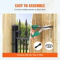thumbnail image 5 of KFFKFF Bamboo Privacy Screen, Sustainable Bamboo Slat Fence, 6ft x 16ft Decorative Panel for Outdoor, Garden, Patio, Balcony, Poolside, 5 of 9