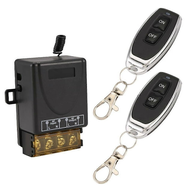 AC 220V 30A 1CH 433MHz Wireless Remote Control Switch RF Relay Receiver + On/Off mitter for Ele