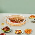 thumbnail image 2 of ToppiJoy 2L Chafing Dish Set, Buffet Serving Chafer, Stainless Steel Oval Food Warmer for Parties, Camping, Dinner (Gold), 2 of 15