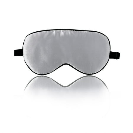 Natural Silk Sleeping Mask with Adjustable Strap Supersmooth Eye Mask