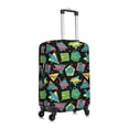 thumbnail image 3 of Kdxio Geometric Dinosaur Pattern Luggage Cover for Travel,Elastic and Durable,Fits 18-32 Inch,-No luggage included, 3 of 8