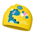 thumbnail image 1 of Children's Silicone Swimming Caps - Cute Cartoon Design for Pool and Beach Activities Adjustable Fit for Various Ages, 1 of 3