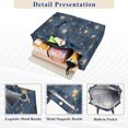 thumbnail image 3 of FORMRS Womens Corduroy Tote Bag Crossbody Shoulder Purse Handbag with Detachable Strap, Blue Firefly Pattern, 3 of 7