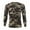 P-Camouflage, variant on 2025 Men's Casual Striped Hooded Mens Printed Button Down Shirts Muslim Robe Long Sleeve Men's Long Sleeve Button Down Shirts Half Zipper Jubba Thobe