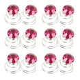 thumbnail image 1 of 12 horquillas de metal con diamantes de imitación para mujer, con espiral, para boda, graduación, fiesta, cumpleaños (rosa), 1 of 7