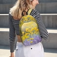 thumbnail image 5 of Yiaed Flowers And Butterflies Print Print Laptop Backpack Travel Canvas Backpack Vintage Aesthetic Backpack for School Knapsack Backpack Backpack for School-Medium, 5 of 5