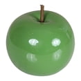 thumbnail image 4 of Figura decorativa sencilla y coleccionable con forma de manzana para mesa o escritorio. Verde pequeño, 4 of 9