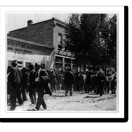 Historic Print, Land rush, Pocatello, Idaho, 16" x 20"