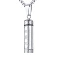 thumbnail image 1 of Collar colgante Zulema de cremación Cilindro Memorial Para Cenizas, 1 of 8