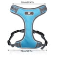 thumbnail image 2 of Legendog Dog Chest Harness No Pull Dog Harness Adjustable Dog Reflective Harnesses No-Choke Pet Vest Harness for Small Medium Large Dogs, 2 of 10