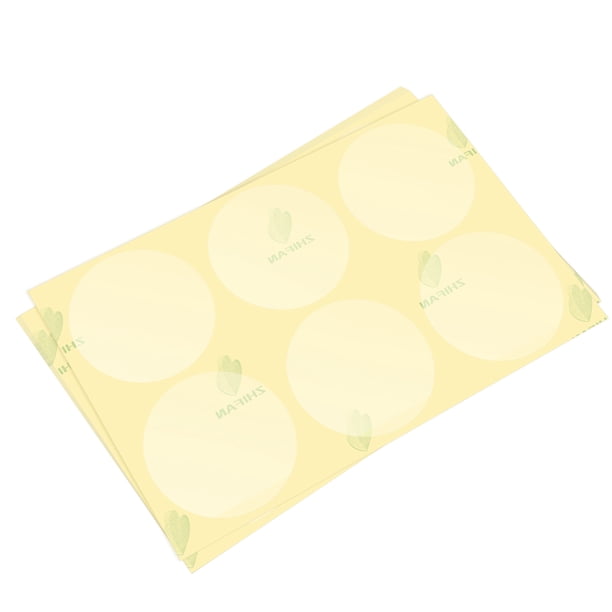 Etiquetas de sello Uxcell de 70 mm para sobres, cajas y empaques adhesivos transparentes 1000 unidades