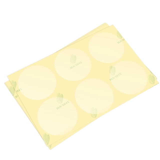 Etiquetas de sello Uxcell de 70 mm para sobres, cajas y empaques adhesivos transparentes 1000 unidades