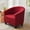 Wine Red, variant on Solid Color Stretch Sofa Slipcover Loveseat Cushion with Arms and Seat Chair Covers Armchair Slipcovers for Bedroom Living Room Red