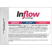 Cirkul Inflow Energy Flavor Cartridge Variety Pack, Drink Mix, 6-Pack (2 Passion Fruit Dragon Fruit, 2 Wild Berry, 2 Watermelon)