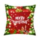thumbnail image 1 of Disfruta De La Comodidad Y El Estilo Con Esta Funda De Cojín De Sofá De Lino Con Estampado De Cuadros De Colores. Estampado De Dibujos Animados Navideños., 1 of 2