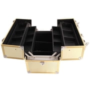BOLLA Portable Makeup Train Case, GOLD