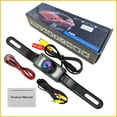 thumbnail image 2 of 170° License Plate Car Rear View Reverse Backup Camera Night Vision Waterproof 7LED, 2 of 11