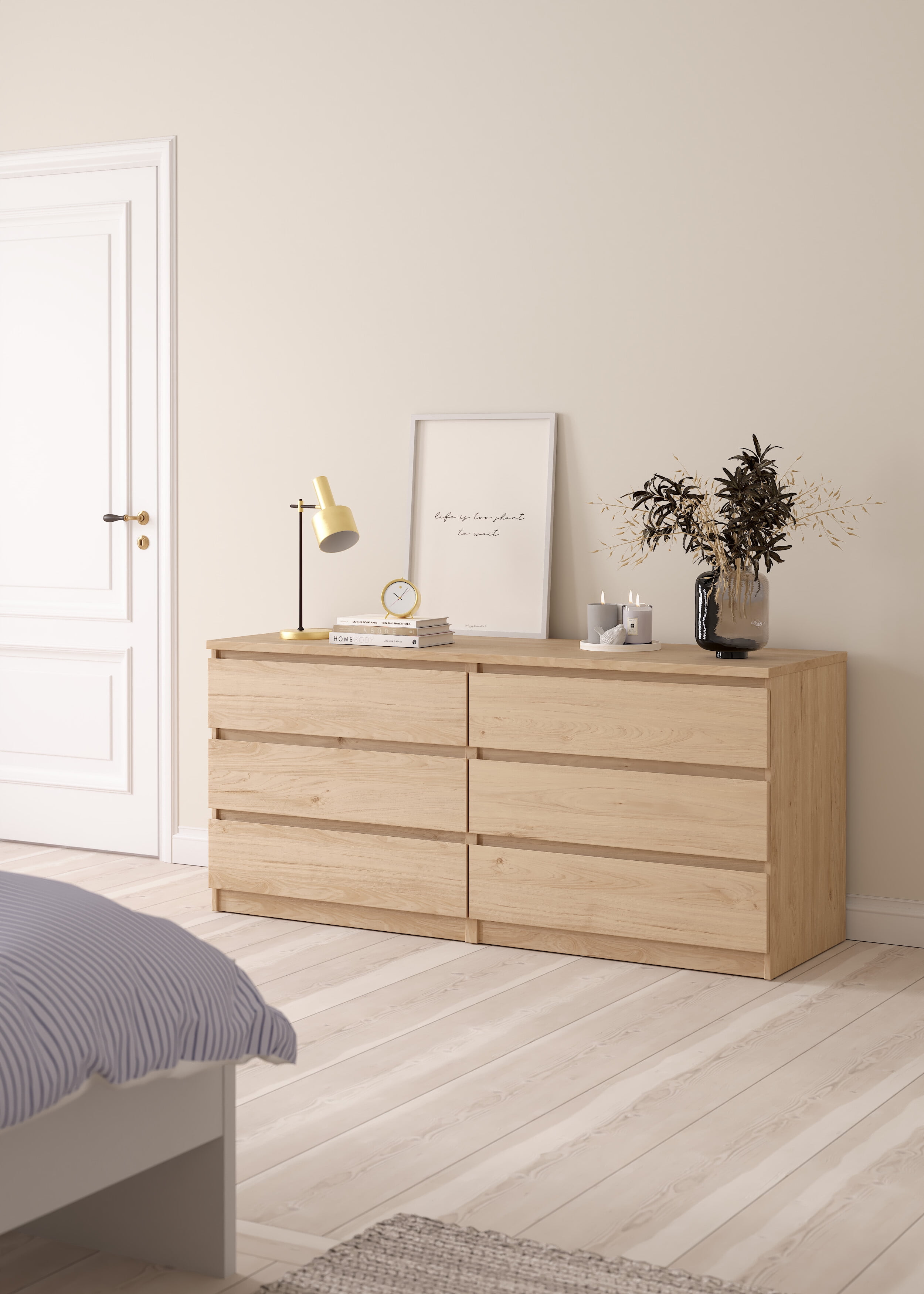 Tvilum Scottsdale 6 Drawer Double Dresser for Bahrain | Ubuy