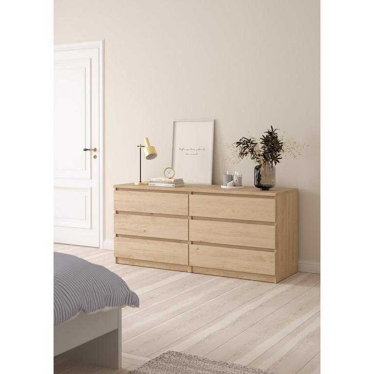 Scottsdale 6-Drawer Double Dresser, Jackson Hickory, Adult