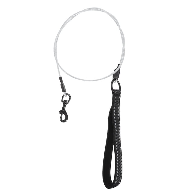Miangastore Traction Leash Steel Wire 1Pc 47.2X1X0.2In For Outdoor Activities