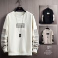 thumbnail image 3 of Pull pour Hommes Printemps 2024 Nouveau Col Rond Ample Sport Pull Décontracté Tout-Aller Mode, 3 of 6
