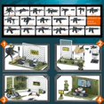 thumbnail image 1 of Comando de contenedor de combate cuatro bloques de construcción de partículas pequeñas ensamblados de dos cambios, 1 of 5