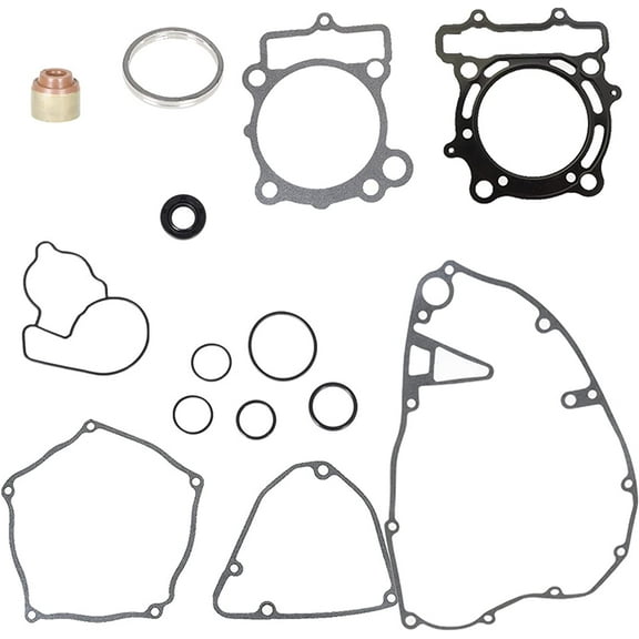 munirater Complete Gasket Kit Set Top And Bottom End Replacement for KX250F 2004-2008