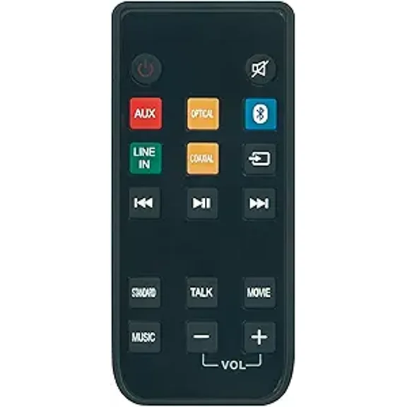 R7114S Replacement Remote Control fit for BlackWeb Soundbar System BWA18SB001