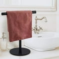 thumbnail image 6 of SharkTRUE T-Shape Bath Hand Towel Stand,Hand Towel Stand Steel Standing Base,Adjustab Rack Heavy Towel Hand With, 6 of 9