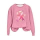 thumbnail image 2 of Ailaofu Breast Cancer Awareness Shirt Women Pink Ribbon Graphic Sweatshirt Breast Cancer Survivor Long Sleeve Shirts Tops, 2 of 3