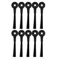 thumbnail image 1 of Paquete de 10 cepillos laterales LzGUNGY compatibles con Shark Iq Robot R101AE RV1001AE RV1000 Negro, 1 of 5