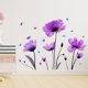 thumbnail image 2 of PrupleEtiqueta de la pared de flores, calcomanía de pared floral púrpura, pegatinas de pared de mariposa extraíbles, mural de pared autoadhesivo para cuarto de niños, dormitorio, h, 2 of 6
