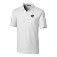 thumbnail image 2 of Men's Cutter & Buck  White Jacksonville Jumbo Shrimp Forge Pencil Stripe Stretch DryTec Polo, 2 of 3