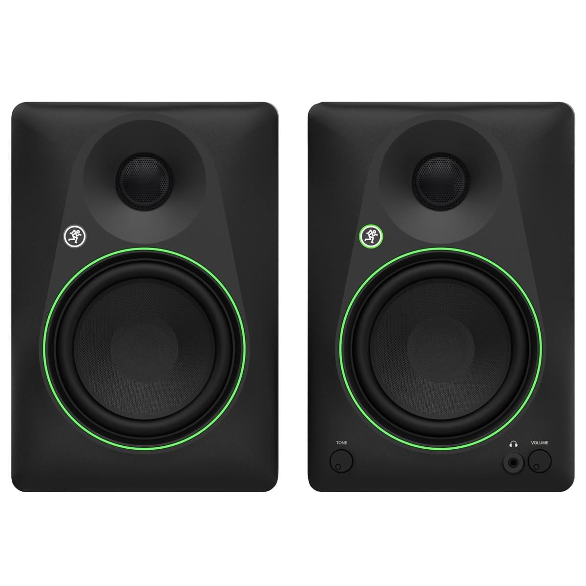 Mackie CR5BT 5.25" Powered Bluetooth Studio Monitors with Desktop Stands Package