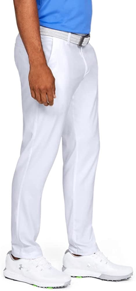 Under Armour Men's Showdown Tapered Golf Pants 40W x 32L White (100)/ White  - Walmart.com