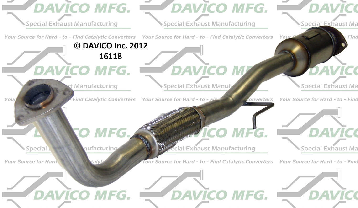 Davico Mfg Catalytic Converter P/N:16118 Fits select: 1997-2000 TOYOTA CAMRY, 1999-2000 TOYOTA CAMRY SOLARA
