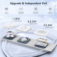 thumbnail image 7 of Wireless Charger for - 3 in 1 Charging Station for Apple Multiple Devices, Foldable Magnetic Mag-Safe Travel Charging Pad for iPhone 16 15 14 13 12 Pro Max Plus iwatch Watch & Airpods, 7 of 7