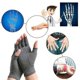 thumbnail image 4 of Guantes unisex para artritis, de medio dedo, de compresión, para pantalla táctil, de invierno (tallas), color gris, 4 of 5
