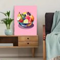 thumbnail image 5 of Vibrant Fruit Bowl Canvas Print, Perfect for Living Room, Kitchen, Dining Room, Bedroom, Office Decor, 5 of 8