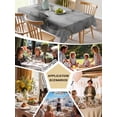 thumbnail image 5 of Grey Ombre Marble Table Cloth, Gray Marble Crack Abstract Modern Waterproof Tablecloth for Rectangle Tables, Reusable Washable Fabric Table Cover for Restaurant Kitchen Dining Tables 60"x120", 5 of 6