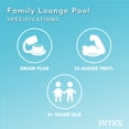 thumbnail image 2 of (Open Box) Intex, 2 x 57190EP, Swim Center Inflatable Family Lounge Swimming Pool with Bench 2 Pack, Blue, 2 of 11