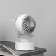 thumbnail image 3 of Ventilador circulador de aire oscilante automático de 120  degree, 3 velocidades, silencioso para el dormitorio de la oficina en el hogar Gris Zulema circulador de aire, 3 of 8