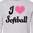 thumbnail image 4 of Inktastic I Love Softball Girls Sports Long Sleeve Youth T-Shirt, 4 of 5