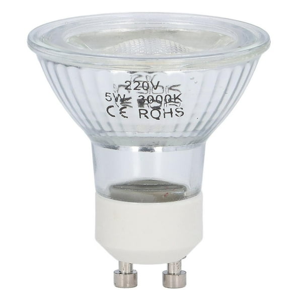 GU10 Light Bulb 5W LED COB Lamp Bulb Brightness Adjustable Spot Light Bulb for Bedroom Office 220V