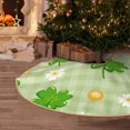 thumbnail image 5 of Rateoe St Patrick's Day11 Pattern Christmas Tree Skirt with Ties , Christmas Tree Decorations, Farmhouse Christmas Decor Xmas Holiday Decorations-36", 5 of 6