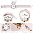 thumbnail image 6 of A ALPS Nurse Watch for Women Men Students Doctors,Military Time Luminous Easy Read Dial,12/24 Hours with Second Hand,Silicone Band,Waterproof Watch for Women, 6 of 8