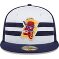thumbnail image 2 of Men's New Era White/Navy Brooklyn Cyclones Coney Island Franks Theme Night 59FIFTY Fitted Hat, 2 of 6