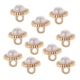 thumbnail image 2 of 10pcs Botones de imitación de perla Botones decorativos Adornos mm, 2 of 9
