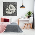 thumbnail image 2 of Stupell Crystal Eyes Skull Goth Roses Beauty & Fashion Painting Gallery Wrapped Canvas Print Wall Art, 2 of 7