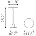 thumbnail image 3 of Mesa Lateral Kessa Muebles Woozy Negro, 3 of 10
